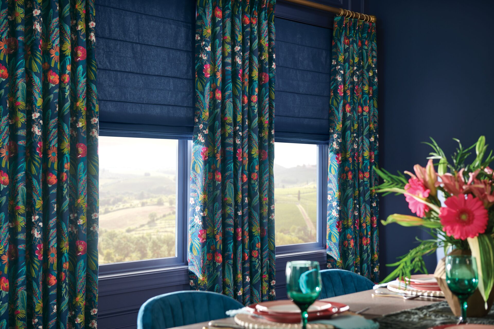 graber 8170 drapery soft roman shades rs22 v2 | Carpetland USA